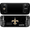NFL New Orleans Saints Distressed Steam Deck Handheld Gaming Computer Skin